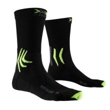 X-Socks Winter Bike 4.0 Cycling Socks black/lime Men - 1 Pair