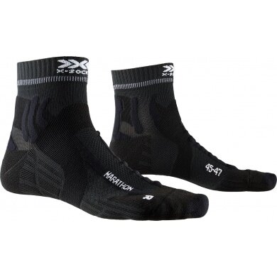 X-Socks Running Socks Marathon - for long-distance runners - black Men - 1 pair