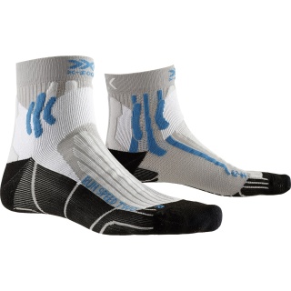 X-Socks Running Sock Speed Two (Medium to Long Distance Runs) grey/white Men - 1 Pair