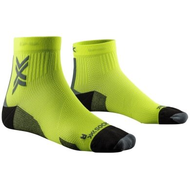 X-Socks Running Sock Run Discover Ankle fluo yellow Men - 1 Pair