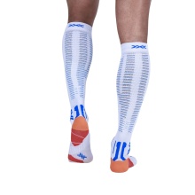 X-Socks Running Socks Calf Run Expert Effector OTC White/Orange/Blue Men - 1 Pair