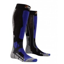 X-Socks Ski Sock Alpine Silver black/blue Women - 1 Pair