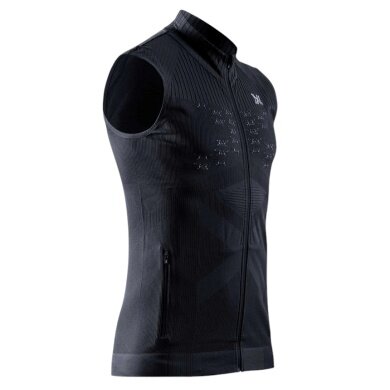 X-Bionic Sport Vest Energy Accumulator Light Full Zip Vest black men's