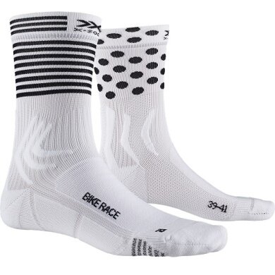 X-Socks Cycling Socks Bike Race 4.0 white/black Men - 1 Pair