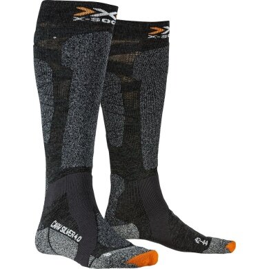 X-Socks Ski Sock Carve Silver 4.0 anthracite/black Men - 1 Pair