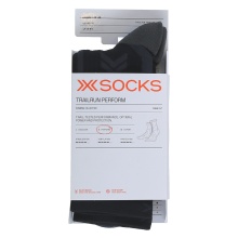 X-Socks Running Sock Trailrun Perform Crew (for Trail Running) black/charcoal Men's - 1 Pair