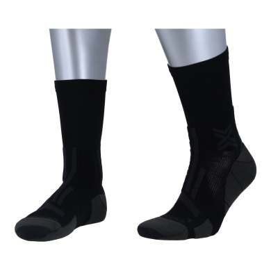 X-Socks Running Sock Trailrun Perform Crew (for Trail Running) black/charcoal Men's - 1 Pair