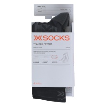 X-Socks Running Socks Trailrun Expert Crew (for trail running) black/charcoal Men - 1 Pair