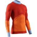 X-Bionic Functional Long Sleeve Shirt Energy Accumulator 4.0 Levada Turtle Neck Underwear orange/red Men