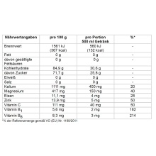 Xenofit Mineral Energy (mineral drink with carbohydrates and B vitamins) blood orange 720g can for 10 liters