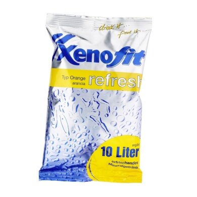 Xenofit Sports Drink Refresh (Mineral Drink with Vitamin C) Orange 600g Bag for 10 Litres