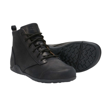 Xero Shoes Minimal Travel Shoes Denver Leather (Nubuck Leather) 2024 Leather Lined Black Men's