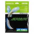 Stringing with Badminton String Yonex Aerobite Hybrid 0.61/0.67 white/blue