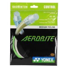 Yonex Badminton String Aerobite Hybrid 0.61/0.67 White/Green 10m Set