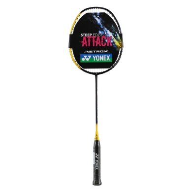 Yonex Badminton Racket Astrox 01 Feel (head heavy, very flexible) black/yellow - strung -