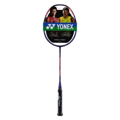 Yonex Badminton Racket Voltric Ace (head-heavy, flexible) royal blue - strung -