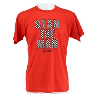 Yonex Training T-shirt Stan the Man #19 (Cotton) red Men