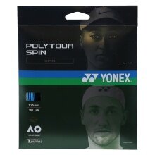 Yonex Tennis String Poly Tour Spin (Durability+Spin) light blue 12m Set