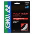 Stringing with Yonex Poly Tour Rev Tennis String (Durability+Spin) white