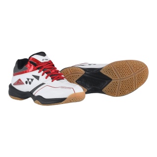 Yonex Badminton Shoes Power Cushion 36 white/red Kids