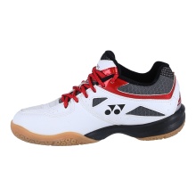 Yonex Badminton Shoes Power Cushion 36 white/red Kids