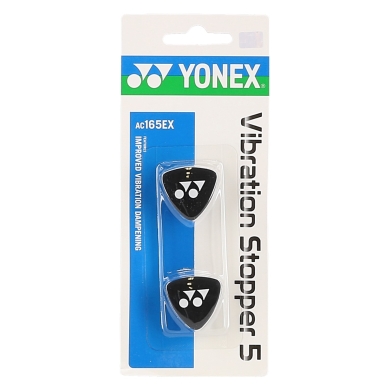 Yonex Vibration Dampener Logo black - 2 pieces