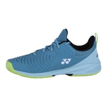 Yonex Tennis Shoes Sonicage 3 (wide) Allcourt/Cushioning 2024 smoke blue Men