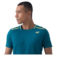 Yonex Tennis T-shirt Crew Neck Australian Open 2024 blue-green Men