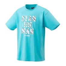 Yonex Training T-shirt Stan the Man #22 (Cotton) aqua blue Men