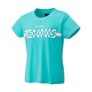 Yonex Sport-Shirt Tennis Print #22 aqua blue Women