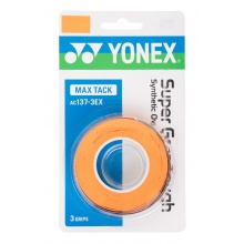 Yonex Overgrip Super Grap Tough 0.65mm orange 3-pack