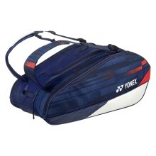 Yonex Racketbag Pro Racquet Limited (Racket Bag, 3 Main Compartments, Thermal Compartment) 2024 navy blue/white/red 9