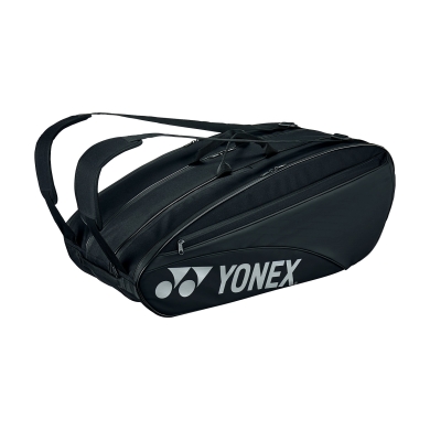 Yonex Racketbag Team Raquet 2023 (Racket bag, 3 main compartments, shoe compartment) black 9-pack