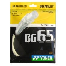 Yonex Badminton String BG65 (Allround+Durability) natural 10m Set