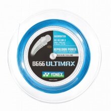 Yonex Badminton String BG 66 Ultimax (Power+Comfort) blue 200m roll