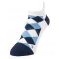 Yonex Sports Socks Sneaker Low Cut White/Navy Blue - 1 Pair