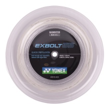 Yonex Badminton String Exbolt 65 (Control) white 200m roll