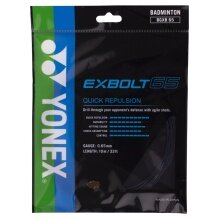 Stringing with Badminton String Exbolt 65 (Control) black