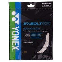 Stringing with Badminton String Exbolt 65 (Control) white