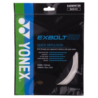 Stringing with Badminton String Exbolt 65 (Control) white