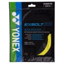 Yonex Badminton String Exbolt 65 (Control) yellow 10m Set