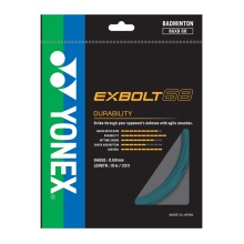 Yonex Badminton String Exbolt 68 (Durability) turquoise blue 10m set