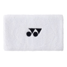 Yonex Sweatband Wrist Jumbo Logo Center 14x8cm white 1 piece