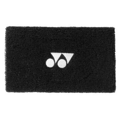 Yonex Sweatband Wrist Jumbo Logo Center 14x8cm black 1 piece