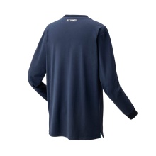 Yonex Tennis Long Sleeve Shirt Practice 2024 Navy Blue Men