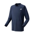 Yonex Tennis Long Sleeve Shirt Practice 2024 Navy Blue Men