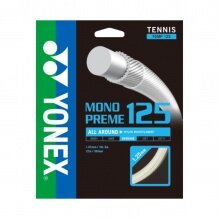 Yonex Tennis String Monopreme (Durability+Control) white 12m Set