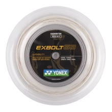 Yonex Badminton String Exbolt 68 (Durability) White 200m Roll