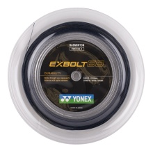 Yonex Badminton String Exbolt 68 (Durability) black 200m roll