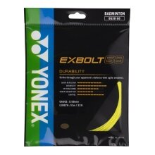 Yonex Badminton String Exbolt 68 (Durability) Yellow 10m Set